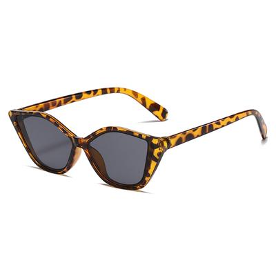 2023 New Fashion High Quality Women Retro White Sunglasses Cat Eye Sunglasses