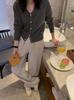 Autumn/Winter '23 Women's Korean V-Neck Pure Wool Cardigan Sweater