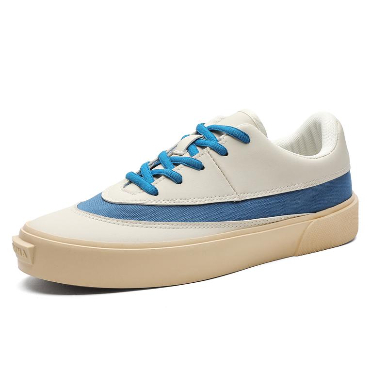 

Shoes- for Men Fad Casual Shoes Breathable Anti Slip Canvas Footwear Men s Outdoor Comfort Walking Board Shoes Zapatillas Hombre 44 синий