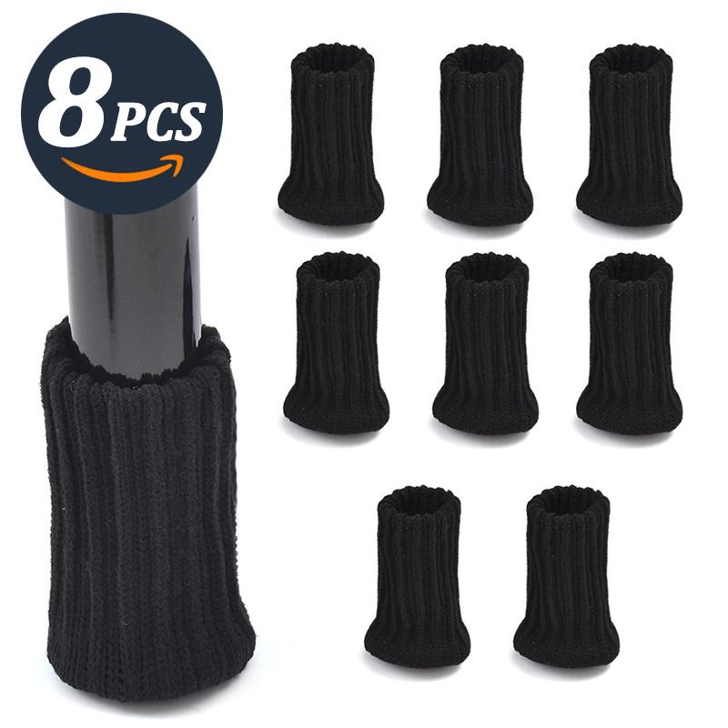 16PCS Furniture Feet Knitted Protectors Chair Legs Floor Anti-Slip Pads Table Legs Socks for Floor Protectors Chair Pads Covers