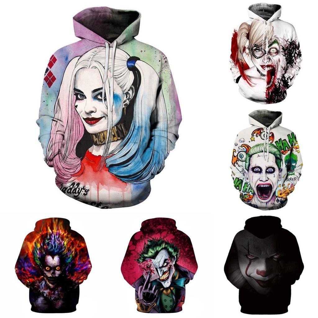 Suicide Squad 2 Harley Quinn 3D Hettegenser Jakke Hold Deg Kul Og Moteriktig I Dette Superheltkostymet