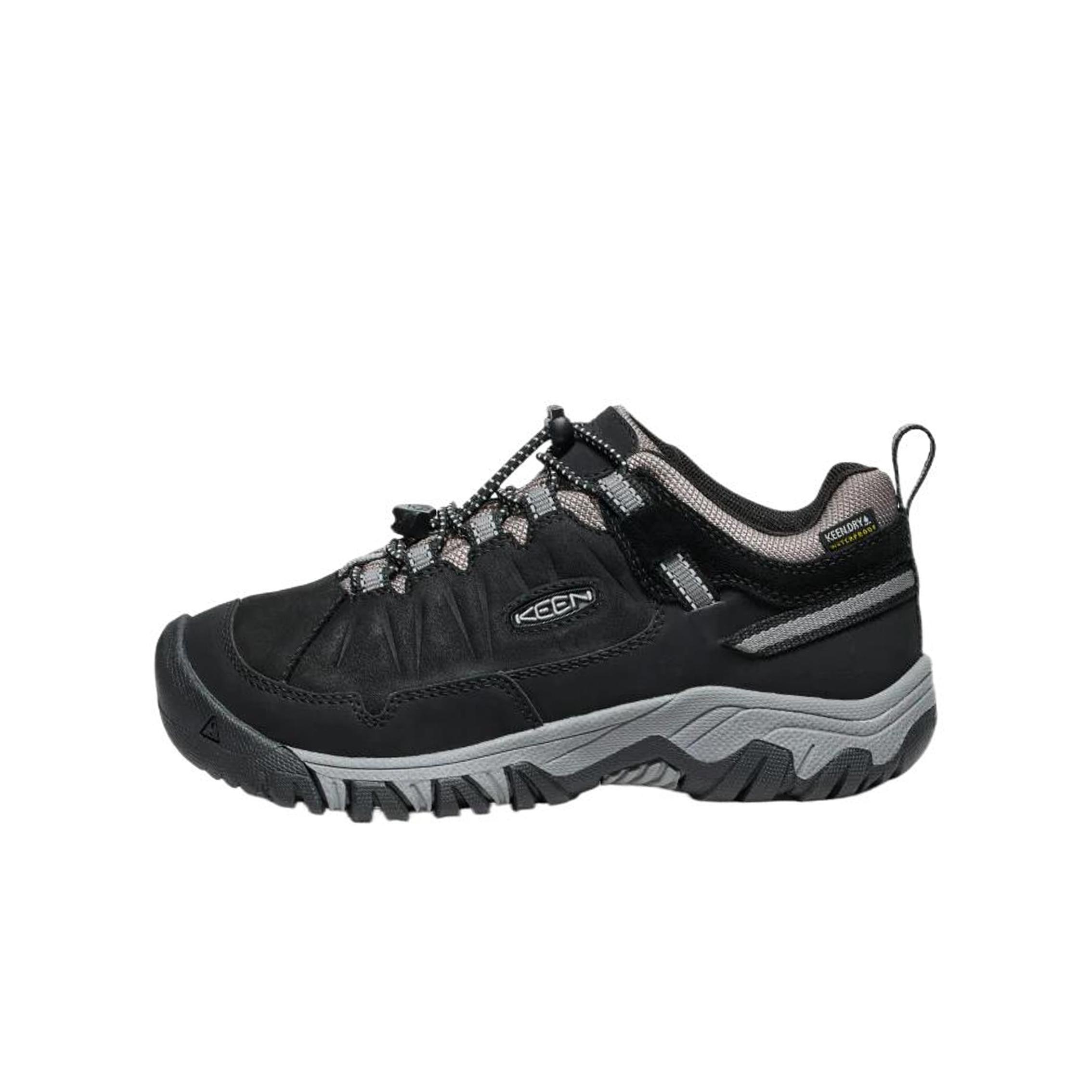Keen Targhee 4 Низкие Детские Тренировочные Кроссовки Черно-серые Детские 1029564 32/33
