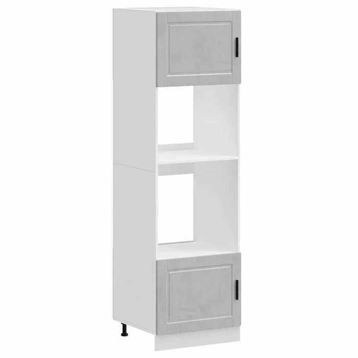VidaXL Armoires de four 2 pcs Porto gris béton bois d'ingénierie 3315055