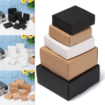 10 Stück 9 Größen Kleine Geschenk Handwerk Handgemacht Kraftpapier Box Süßigkeiten Aufbewahrung Karton Verpackung Einwickeln