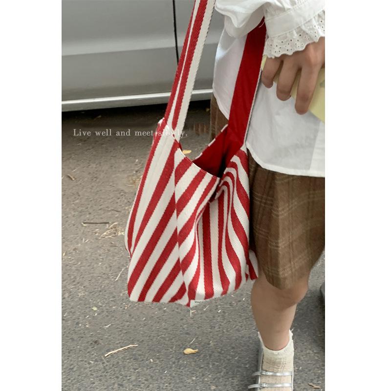 Large-capacity Summer Casual Tote Bag for Girls, College Shopping Bag, Big Bag