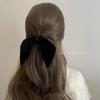 Velvet Bow Hair Tie - Autumn/Winter Fashion Hair Accessory for Women