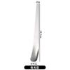 Stainless steel flat head spoon household dessert spoon dumpling spoon stuffing spoon long handle digging spoon ice cream cake spoon