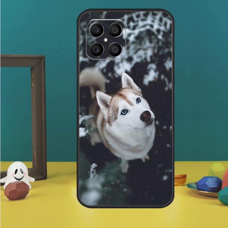 Siberian Husky Sled Dog Case For Honor 200 Pro X9b X9a X8b X8a X8 X9 X9c 50 70 90 Lite Honor Magic 5 6 7 Pro Cover