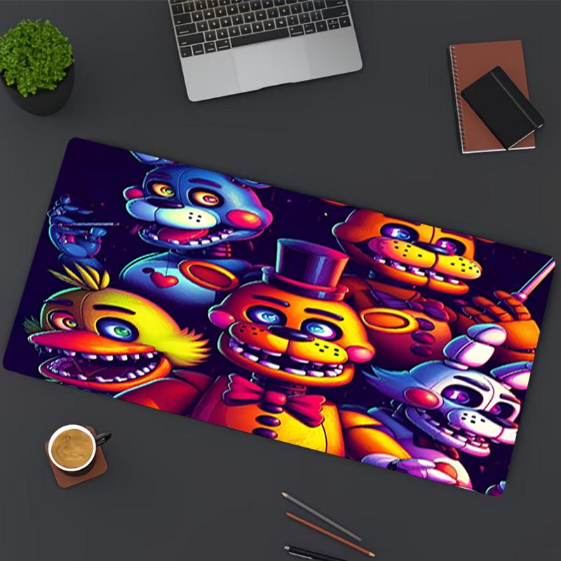 Ποντικοουαλί Five Nights at Freddy's, για Πληκτρολόγιο Pad Laptop PC Mat για Γραφείο Οικιακή Χρήση, Διακόσμηση Γραφείου, Τέλειο Δώρο Γενεθλίων για Παίκτες