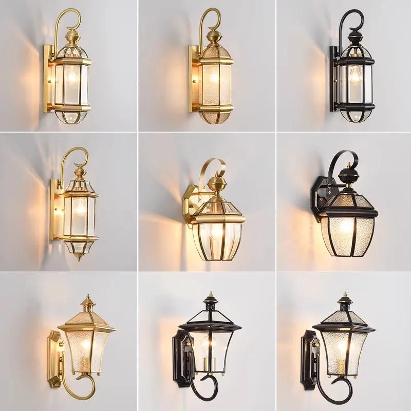 Porch Sconce Balcony Garden Outside Wall Lamp Vestibule Outdoor Wall Light Waterproof IP65 Radar Motion Sensor Outdoor Lighting