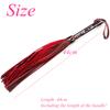 Bondage Boutique Slim Leather Riding Crop Horse Whip Pony Spanking Knout BDSM Lash Fetish Flogger Sex Toys for Women/Couples