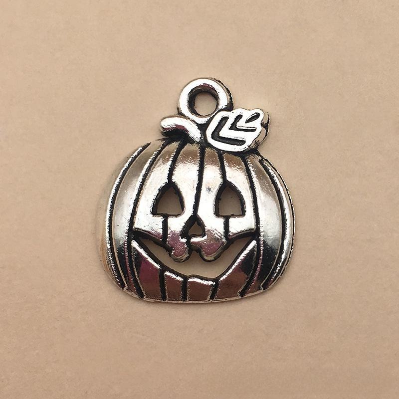 80-Piece Halloween Jewelry DIY Kit: Pumpkin, Skull, Bat & Witch Pendants for Earrings