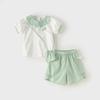 David Bella Girls' Five-Piece Pants Set Children's Chinese Style Hanfu Two-Piece Set Stylish New Summer Outfit Baby Clothes