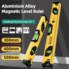 30/40/50cm High Precision Level Ruler Portable Magnetic Spirit Level Aluminum Alloy Leveling Tool Measurement Bubble Level Gauge