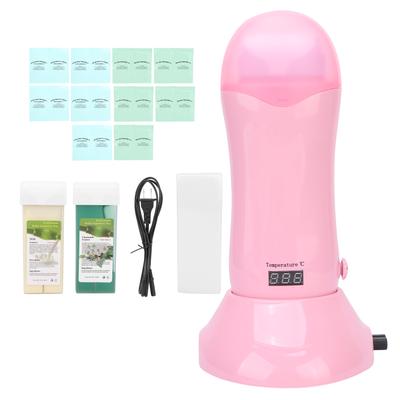 Haarentfernung Waxing Roller Kit Milchwachs Aloe Vera Wachs Enthaarungsrolle auf Wachsmaschine USPlug