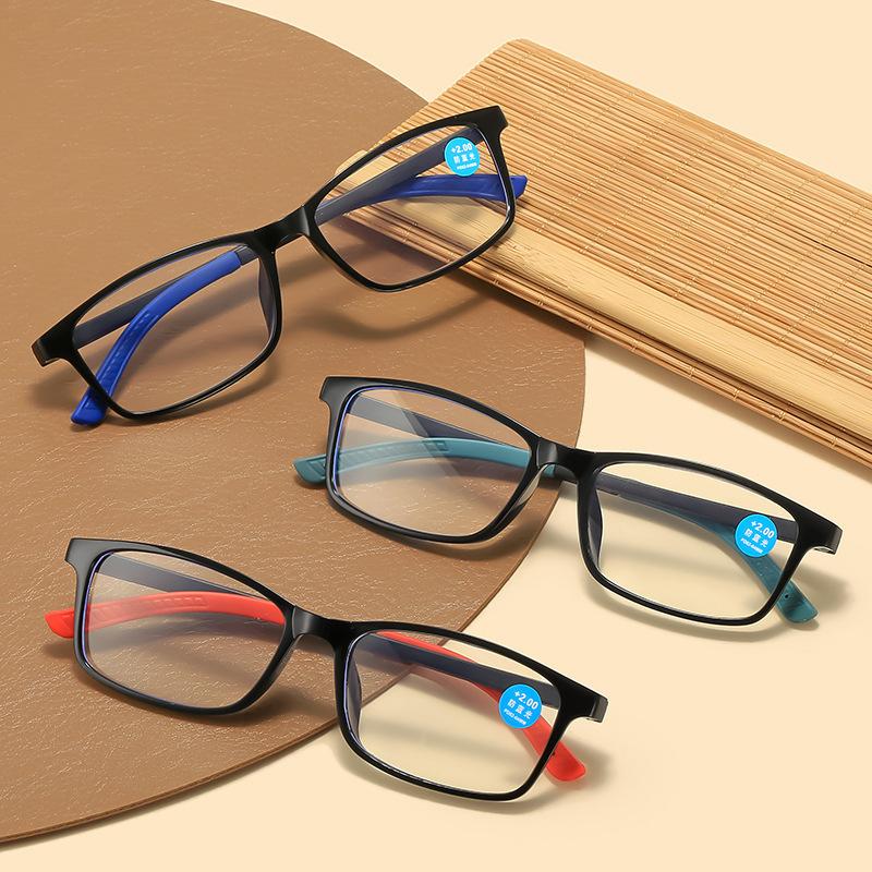 Tr90 Anti-Blue Classic High Definition Fashion Ultra-Clear In Ultra-Light Glasses Running Rivers And Lakes The Elderly Cross-Mirror Reading Glasses