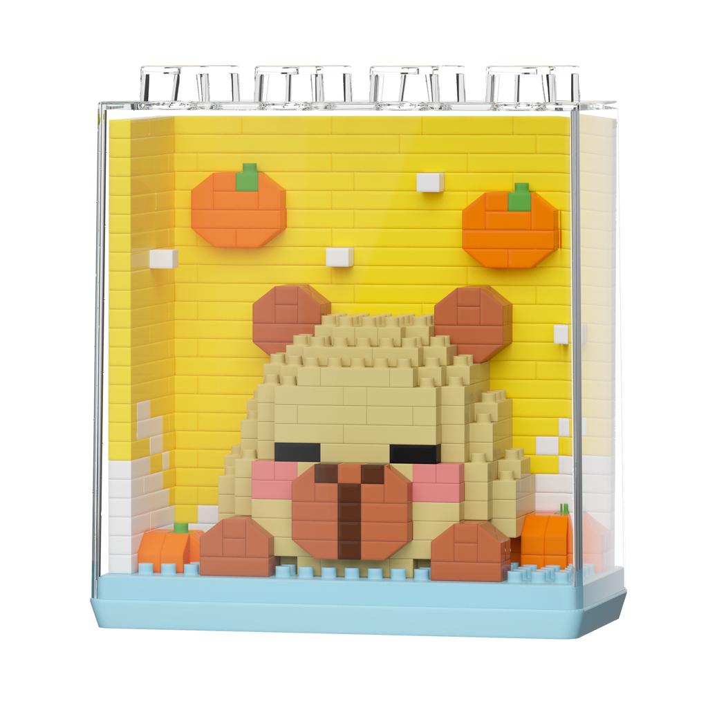Non-Toxic Cute Animal Micro Panda Model Building Block Kids Mini Pets With Display Box City Cartoon Animal Diamond Bricks Toys