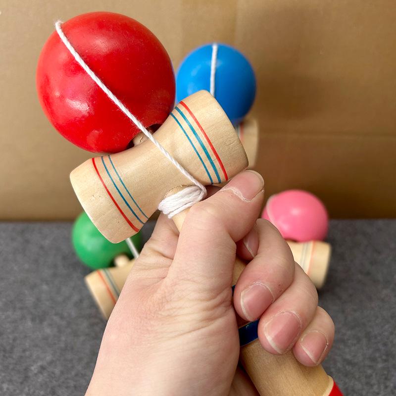 Kendama Japanisches Traditionelles Geschicklichkeitsspielzeug für Anfänger und Kinder
