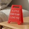 Romantic Gift Idea 3D Printed Love Sign I You Desk Decor Valentine Day Decorations Mini Stand for Valentine's Wedding Anniversary Her Smooth