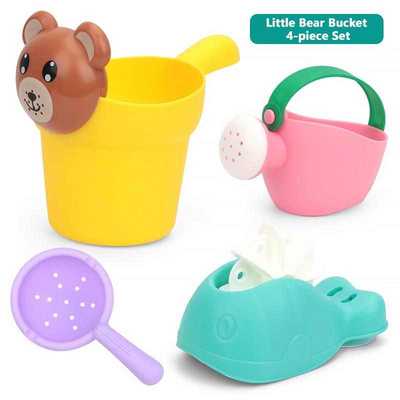 Kids Beach Sand Toy Set Baby Playing Water Toys Outdoor Summer Large Sand Shovel Beach Bucket Digging Tool Water Play Party Toys