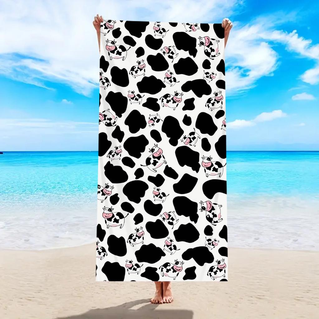 1pc Dolphin Octopus Animal Large Beach Towel, Quick drying Water absorbing Beach Towel, Swimming, Vacation, Camping Beach Towel
