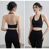 Hanging Neck Sling Sports Vest Women Slim fit With Chest Pad Outdoor Fitness Bra Running Top Yoga Underwear High Elastic