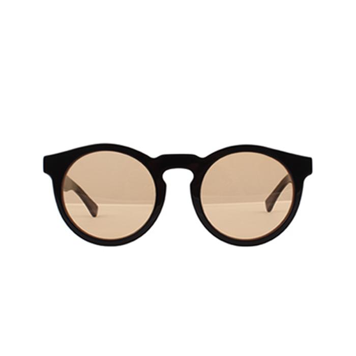 Leibeuntieolseu Good Luck Black Brown Tinted Sunglasses