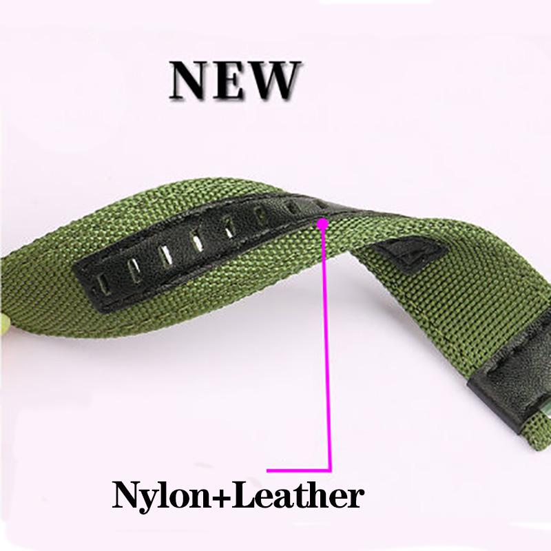 Nylon Canvas Leather Watchband Modified MTG B1000 for G-SHOCK C-asio Watch MTG-B1000 Series Outdoor Sport Mens Watch Band Strap