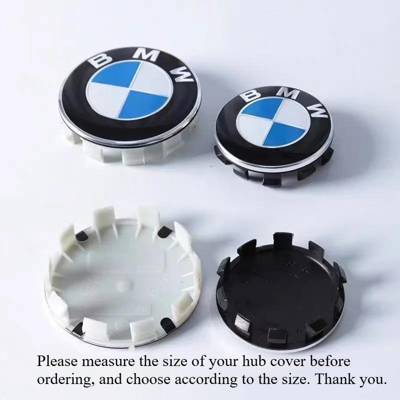 4Pcs 56/68mm For BMW hub center cover is suitable for BMW E36 E30 E87 F10 F30 X1 X3 x5 X6 x7 E46 E39 E60 E90 E53 auto parts. gam00