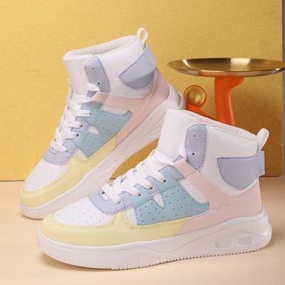 2025 Spring New Street Sports Style MEN'S WOMEN'S High-top Casual Sneakers Thick Bottom Versatile Trendy Unisex Couple Shoes