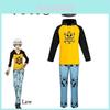 Cos One Piece Trafalgar D. Water Law Cosplay Costume