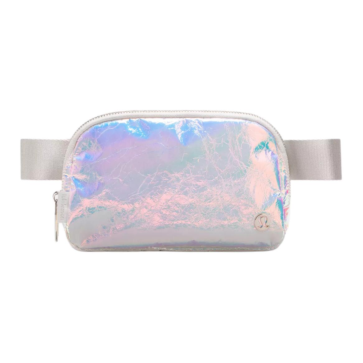 

Lululemon Everywhere 1L Brand Logo Zipper Shoulder Crossbody Waist Bag Unisex Bags Rainbow Silver LU9CFNS-068273 Rainbow & Silver
