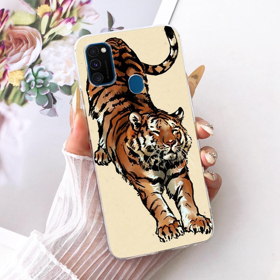 For Samsung Galaxy M21 Case SM-M215F New Fashion Painted Cover Soft Silicone Case For Samsung M21 2021 M 30 s Galaxy M30s Fundas