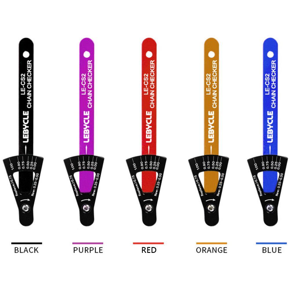 Bike Chains Gauge Measurement Bicycle Tool Chain Wear Indicator Chain Checker Kits Bike Chain Gauge