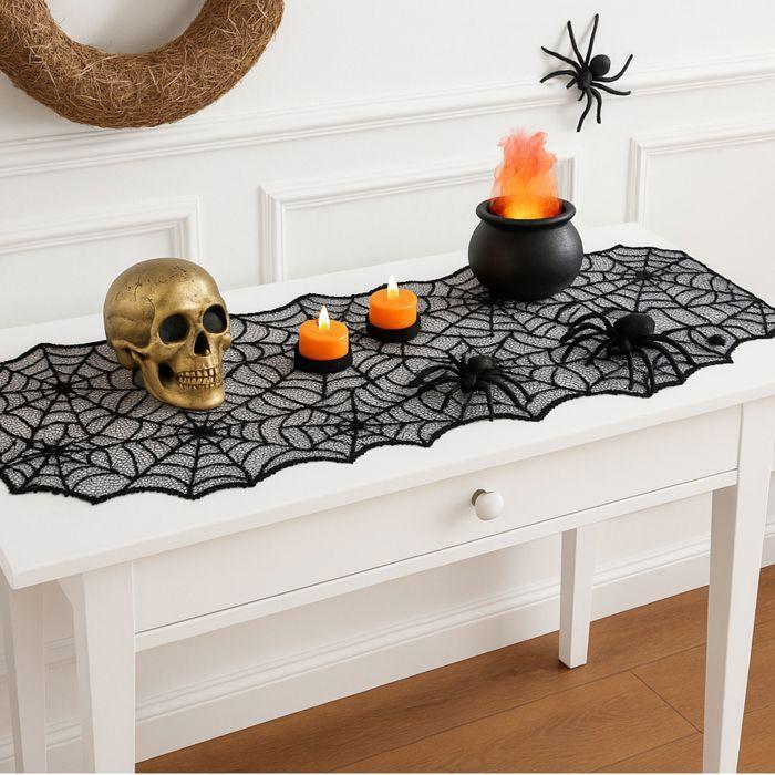 Chemin de Table Toile d'Araignée - Longueur : 180 x 42 cm