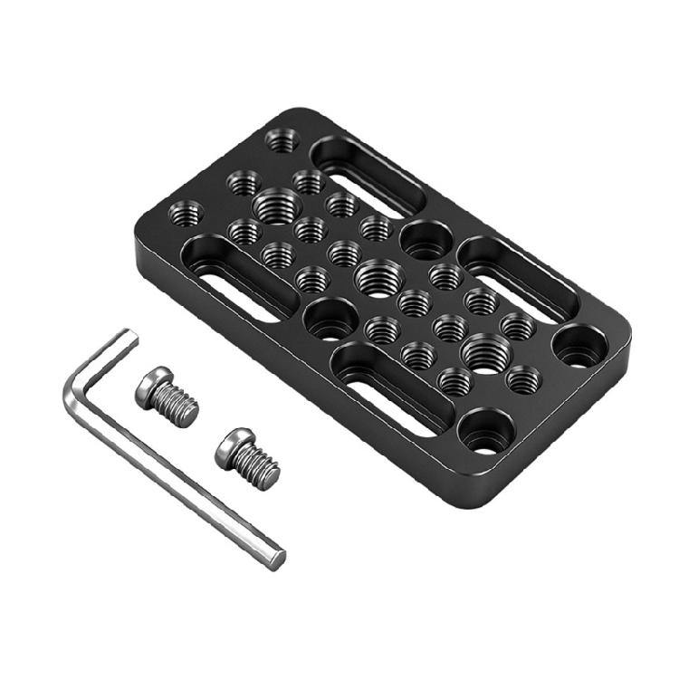 

High Strength Aluminum Quick Release Plate For Studio Rig Cage And Film Making Setup Multiple Connection Point 1