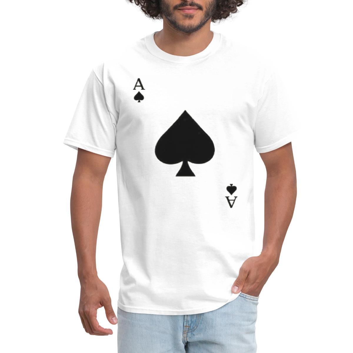 Ace Of Spades Playing Card Men s T-Shirt S