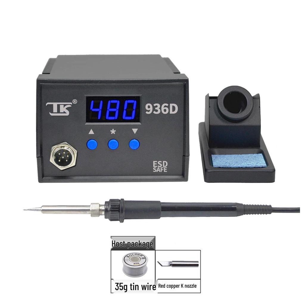 936 Adjustable Constant Temperature 60W Soldering Iron Set - Industrial Grade Soldering Station for Welding Repair