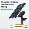25W Magnetic Wireless Charger Stand For iPhone 12 13 14 15 16 Pro Max Airpods  Watch 8 7 6 5 Fast Charging Dock Station