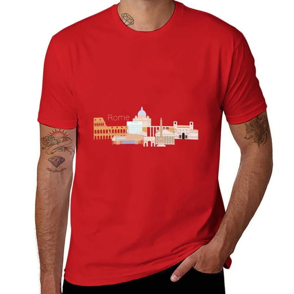 Rome T-Shirt graphic t shirts plain mens white t shirts