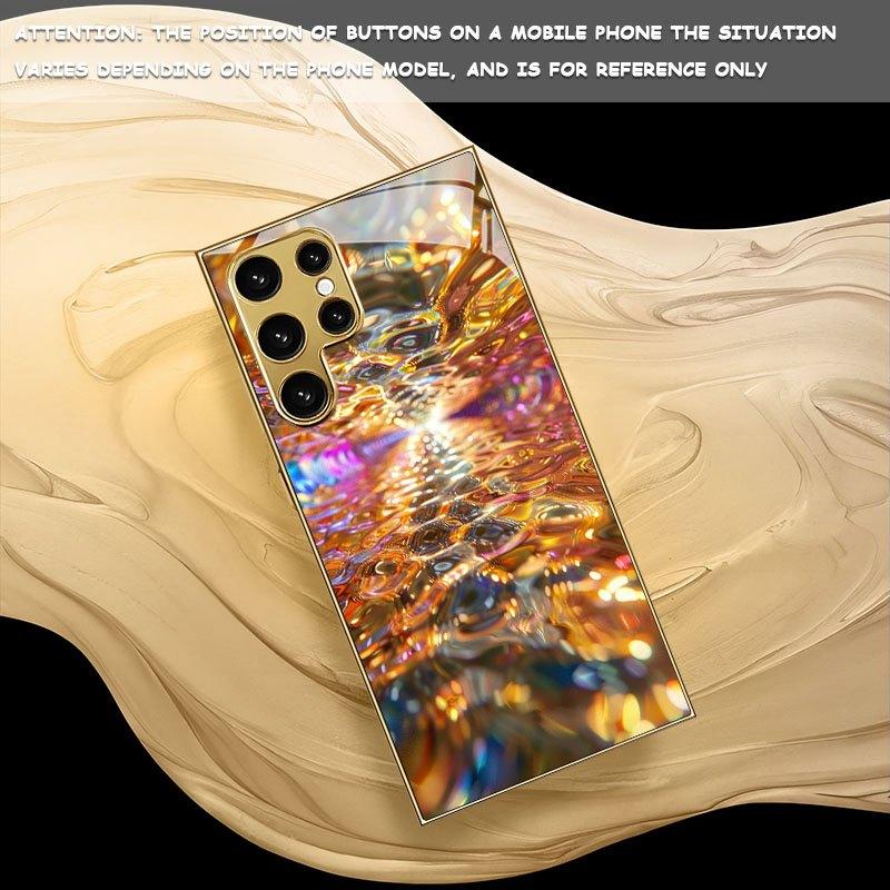 Hochwertige Handyhülle Galvanisiertes Glas TPU Handyhülle für Samsung Galaxy S26 S25 S24 S23 S22 S21 FE, Ultra, Plus Stoßfest