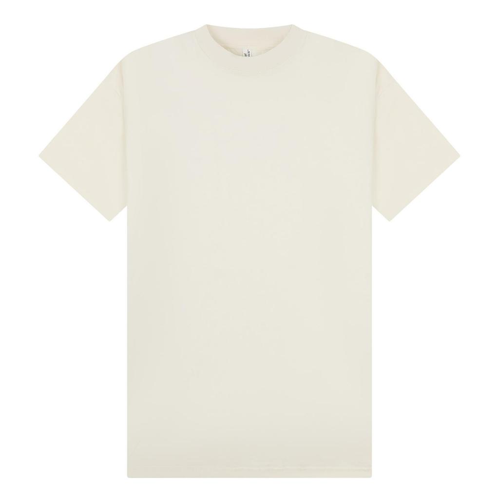 Casual Classics Unisex Adult Combed Ringspun Cotton Extended Neckline Tall Oversized T-Shirt