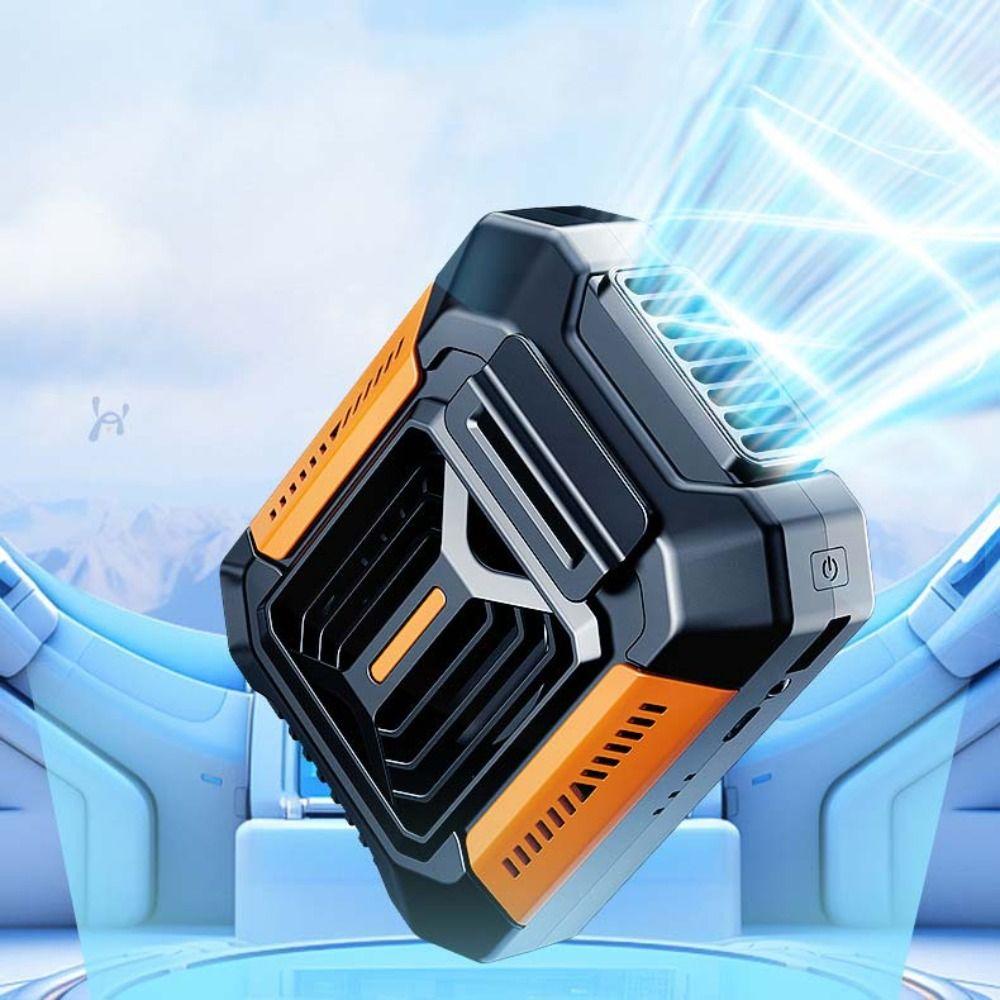 Hanging Waist-mounted Fan USB Rechargeable Waist Fan Portable Cooling Fan  Outdoor Camping