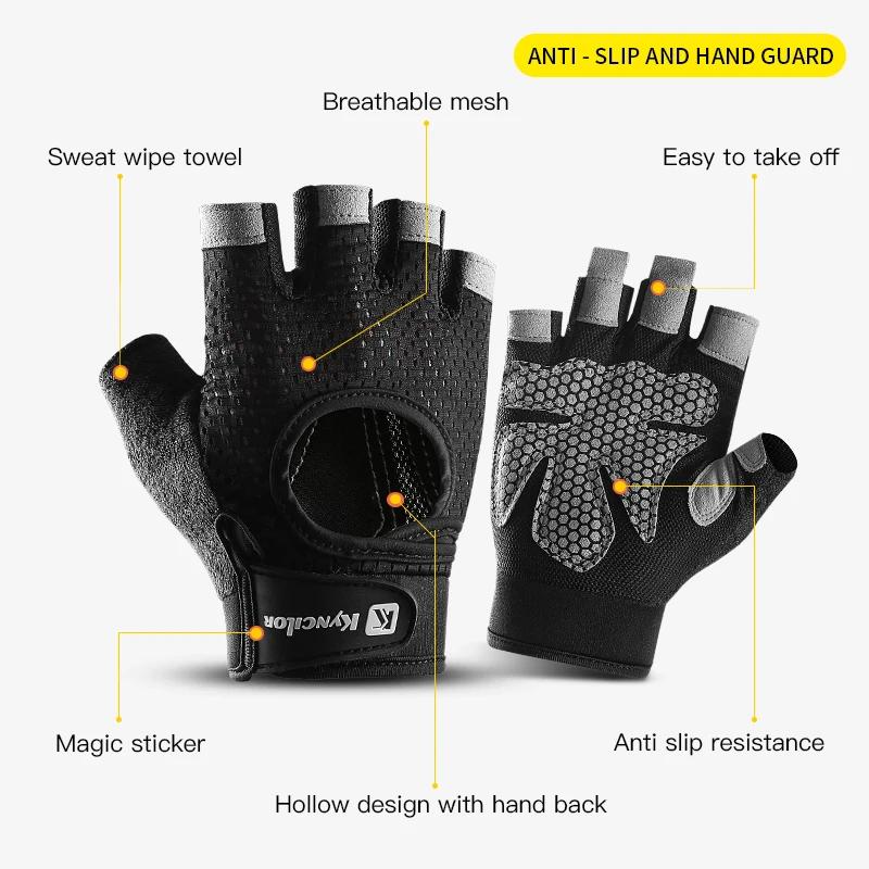 Durable And Safe Gym Gloves Heavyweight Sports Exercise Weight Lifting Gloves Body Building Training Sport Fitness Gloves For Fiting Cycling