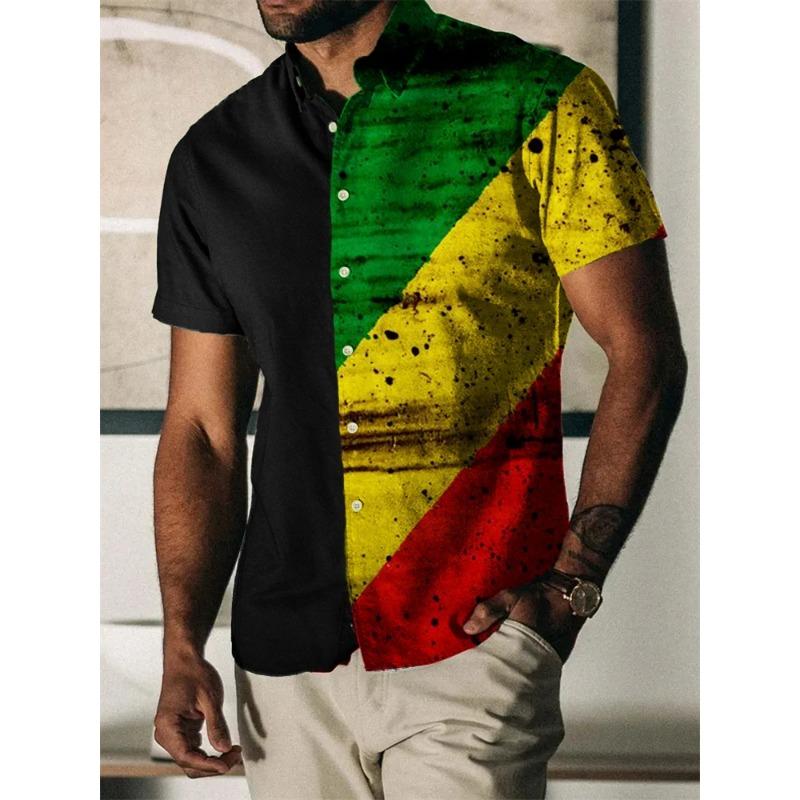 3D Printed High Quality Shirt Man/Women Casual Fashion Short Sleeves Button Lapel Tops Oversized Unisex Clothing