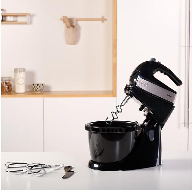 Ручной миксер Black&Decker BXMXA500E с насадками (ES9130090B)