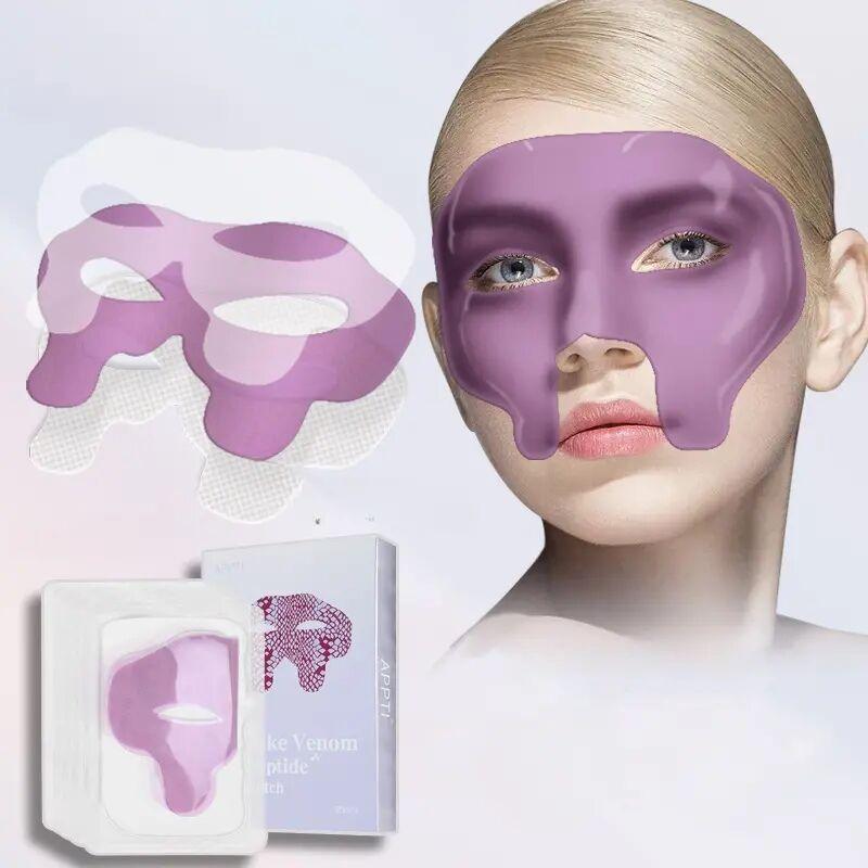 Snake Venom Peptide Freeze Dry Eye Mask Facial Mask Moisturizing&Attenuating Eye Lines Eye Bags Raised Head Lines Dharma Lines Hydrogel Facial Mask