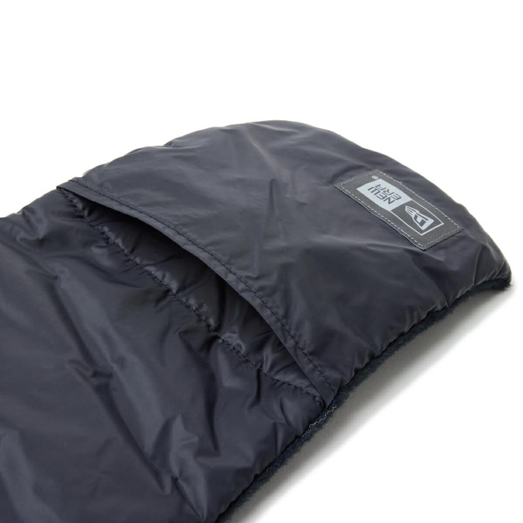 Mini Warm FREE COMPACT MUFFLER OCTA FILL BLK [New Era] Scarf, Scarf, Black,