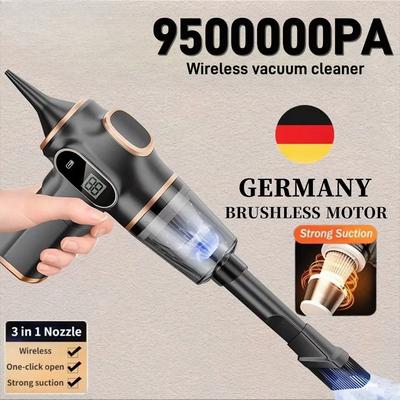 Aspirador de pó sem fio original 9500000Pa 5 em 1 para automóvel, aspirador de pó portátil, carro, veículo, eletrodoméstico doméstico