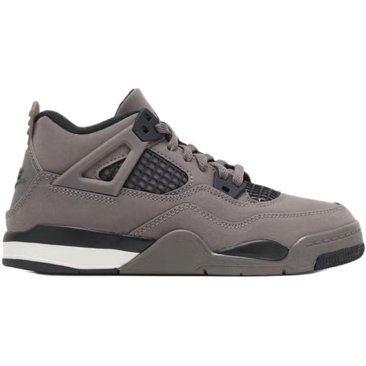 Air Jordan 4 Retro PS Cave Stone Kids Sneakers Brown Black Moon-Particle IB4388-200